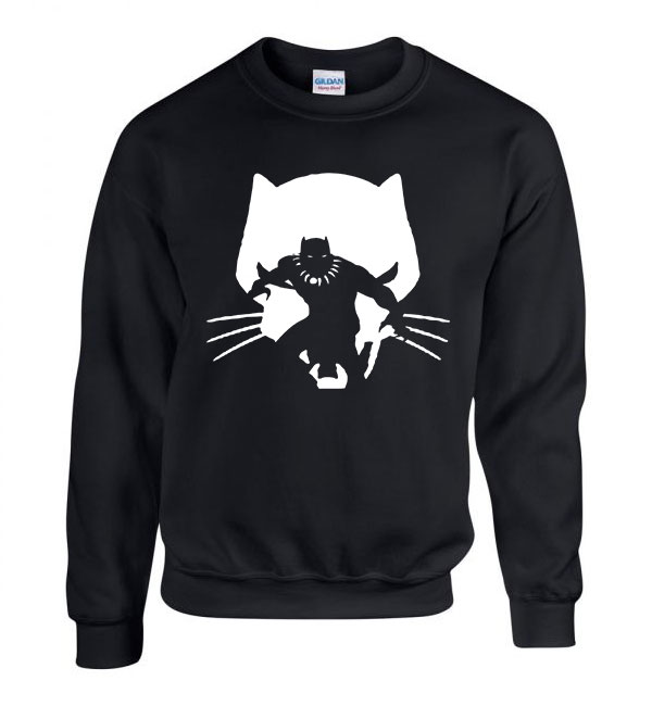 Avengers Bosszúállók Fekete Férfi Pulóver