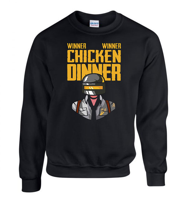 pubg Fekete Férfi Pulóver