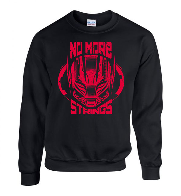 ultron avengers bosszúállók Fekete Férfi Pulóver