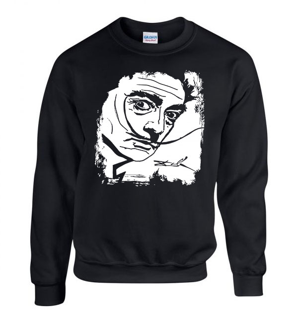 salvador dali Fekete Férfi Pulóver