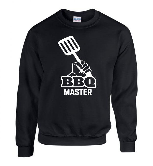 bbq grill grillezés Fekete Férfi Pulóver