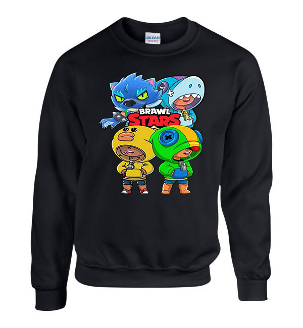 brawl stars Fekete Férfi Pulóver