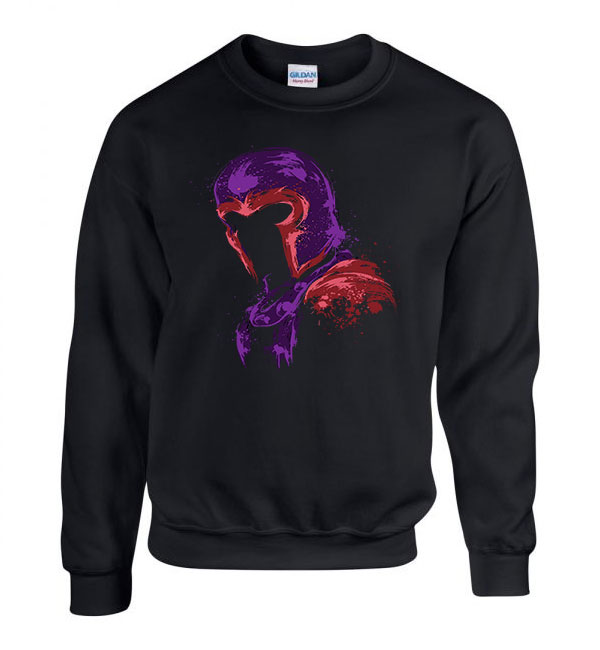 magneto Fekete Férfi Pulóver