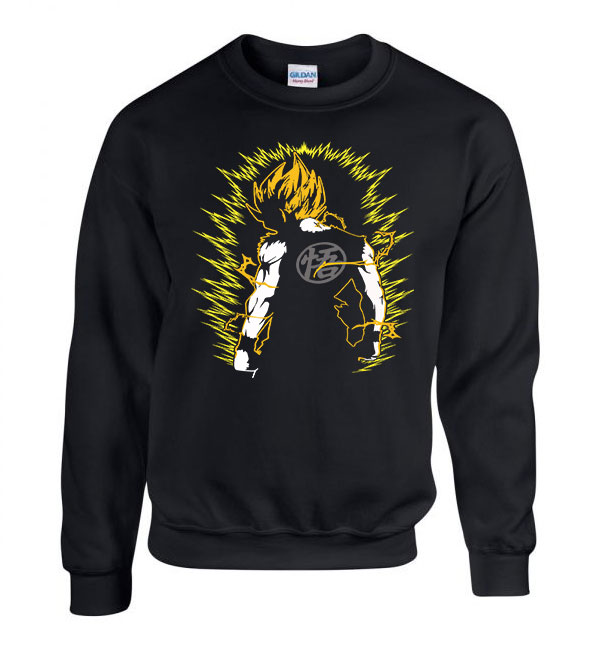 dragon ball son goku Fekete Férfi Pulóver