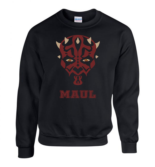 darth maul star wars Fekete Férfi Pulóver