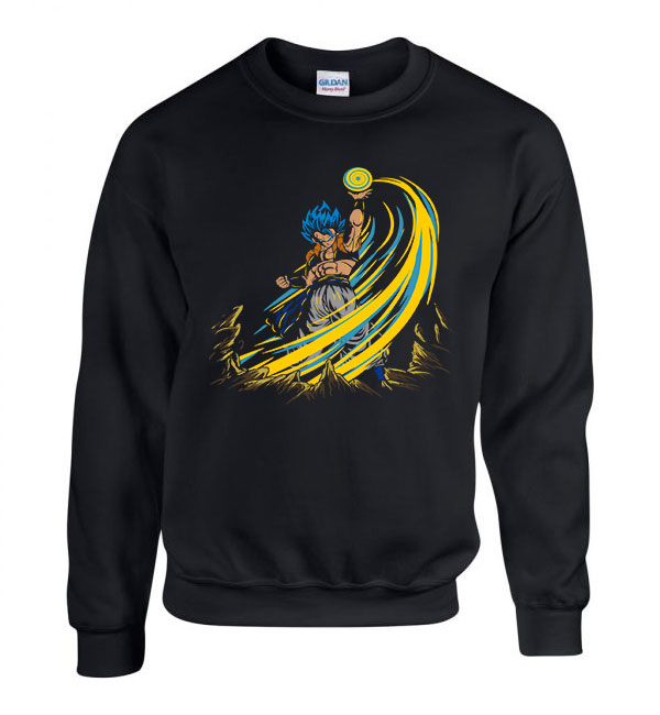 son goku dragon ball Fekete Férfi Pulóver