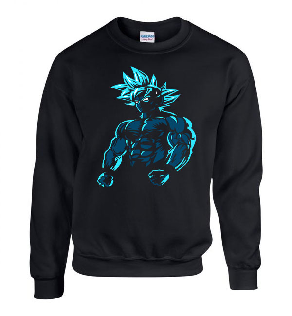 son goku dragon ball Fekete Férfi Pulóver