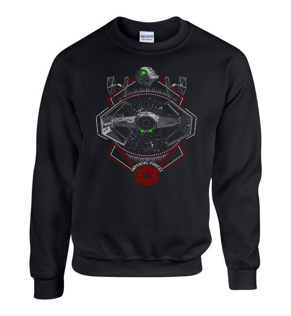 star wars tie fighter Fekete Férfi Pulóver