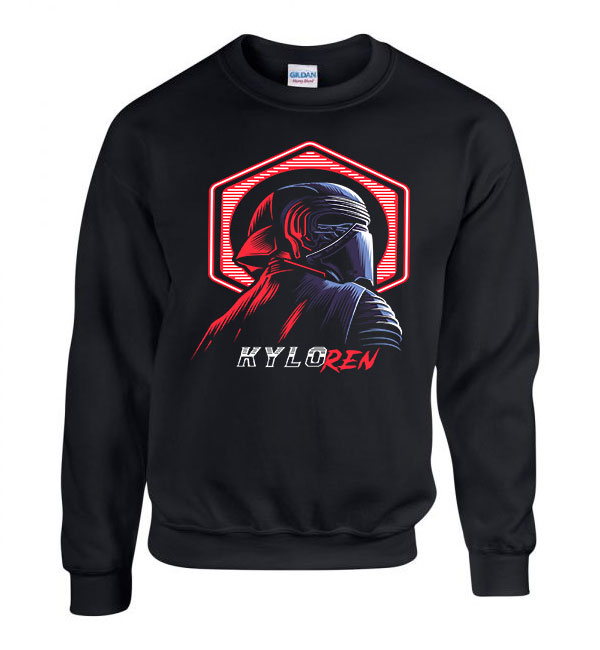 kylo ren star wars Fekete Férfi Pulóver