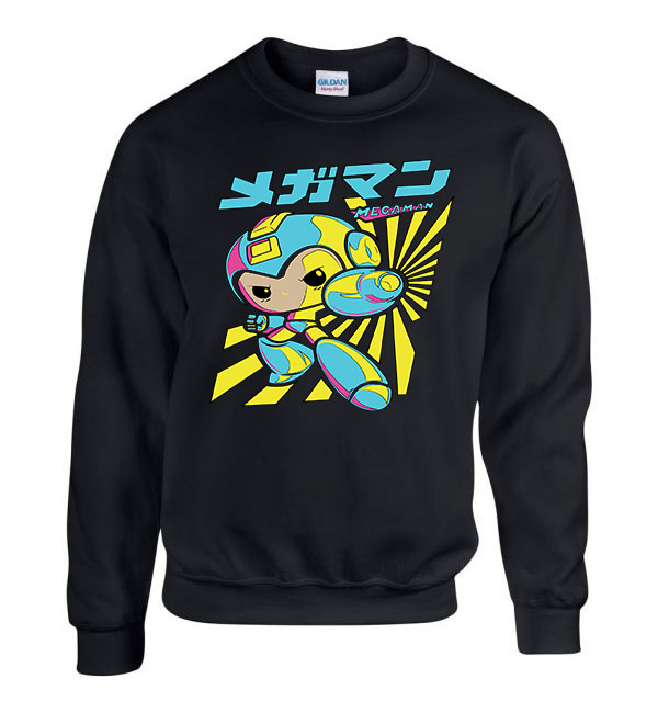 megaman Fekete Férfi Pulóver