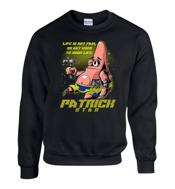 csillag patrik sponyga bob Fekete Férfi Pulóver