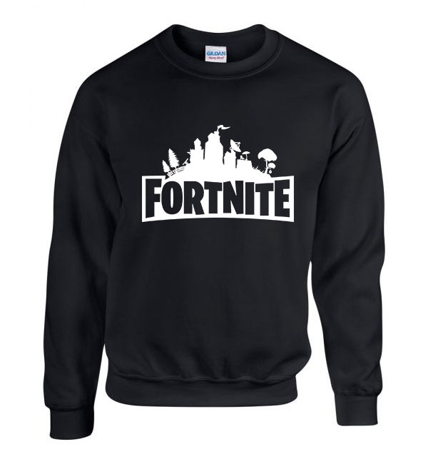 Fortnite Fekete Férfi Pulóver