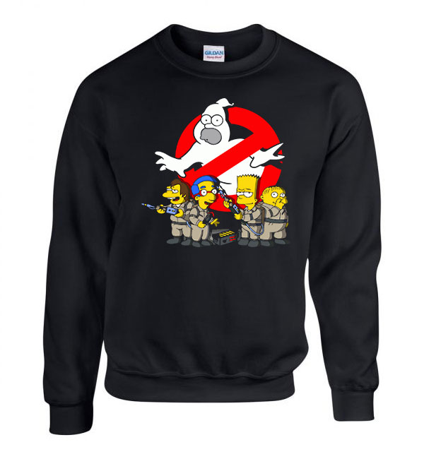 Homer Simpson Simpsons Család Fekete Férfi Pulóver