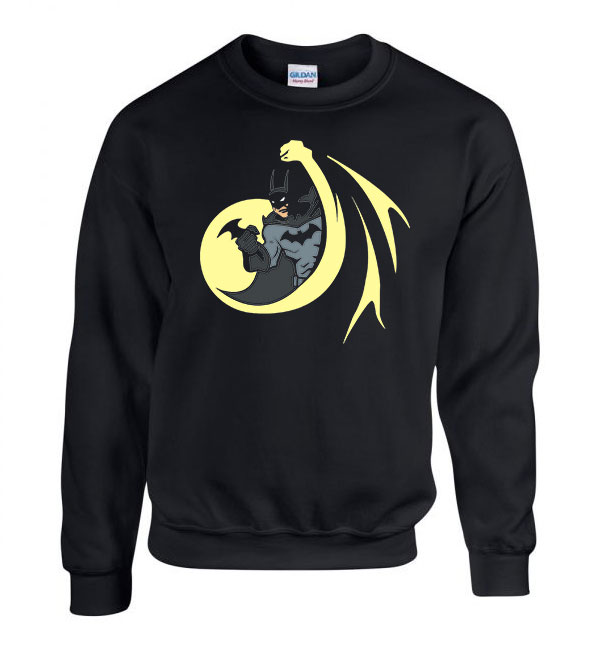 Batman Fekete Férfi Pulóver