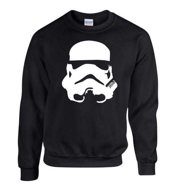 storm trooper star wars Fekete Férfi Pulóver