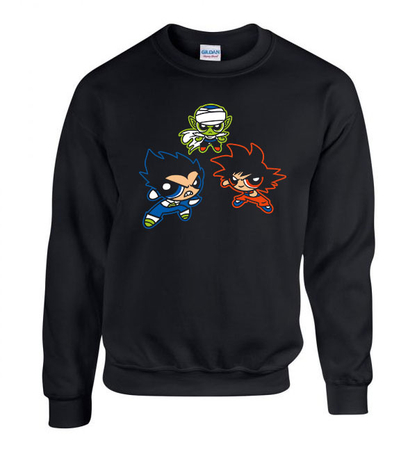 pindúr pandúrok dragon ball son goku Fekete Férfi Pulóver