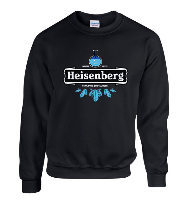 breaking bad totál szívás Fekete Férfi Pulóver