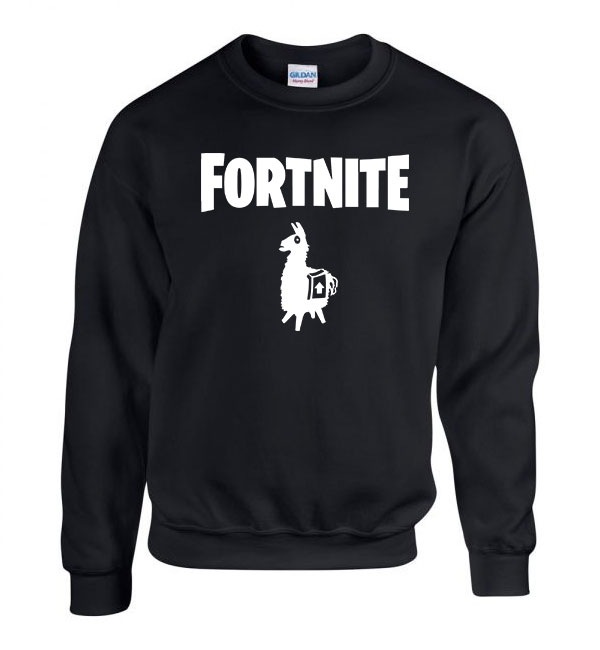 fortnite loot láma Fekete Férfi Pulóver