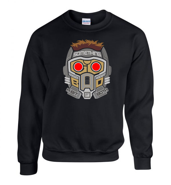 a galaxis őrzői peter star lord űrlord Fekete Férfi Pulóver