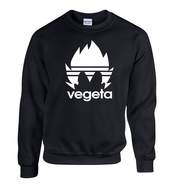 vegeta dragon ball Fekete Férfi Pulóver