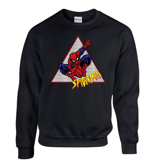 pókember spider man Fekete Férfi Pulóver