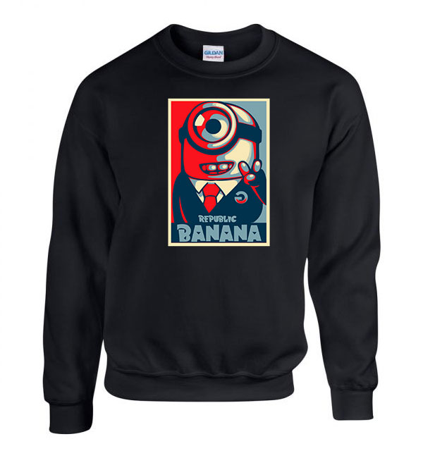 minyonok minions Fekete Férfi Pulóver