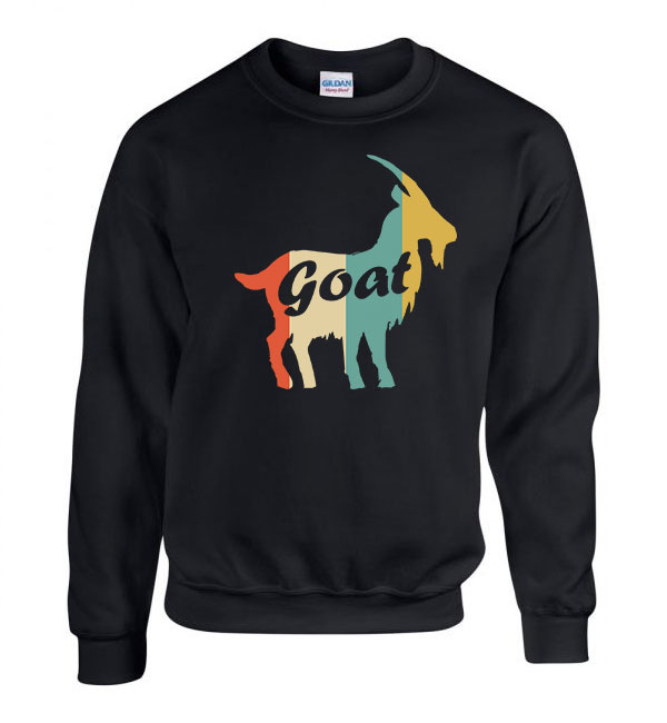 goat kecske Fekete Férfi Pulóver