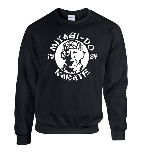miyagi dojo karate kölyök Fekete Férfi Pulóver