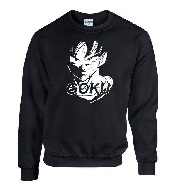 son goku dragon ball Fekete Férfi Pulóver