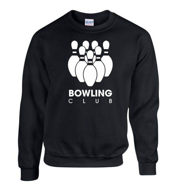 bowling club Fekete Férfi Pulóver
