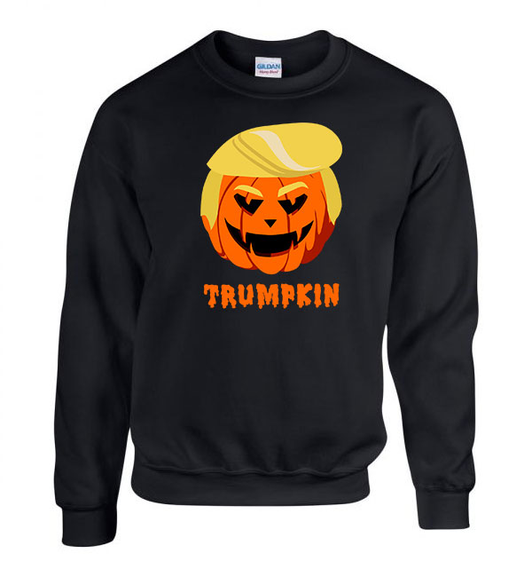 donald trump tök halloween Fekete Férfi Pulóver