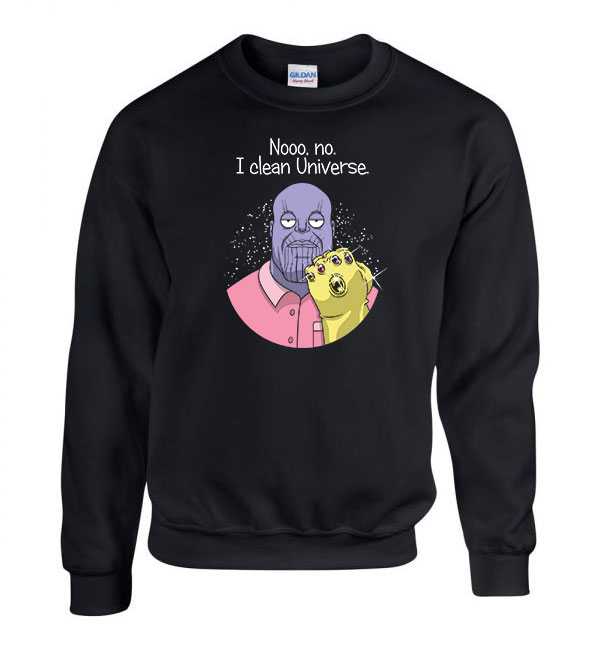 consuela thanos family guy Fekete Férfi Pulóver