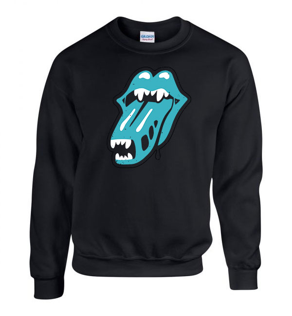 alien kiss Fekete Férfi Pulóver