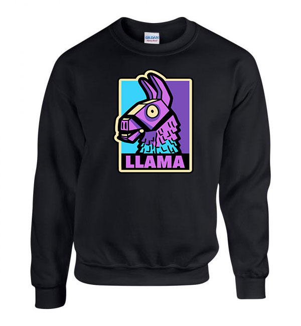 fortnite loot láma Fekete Férfi Pulóver