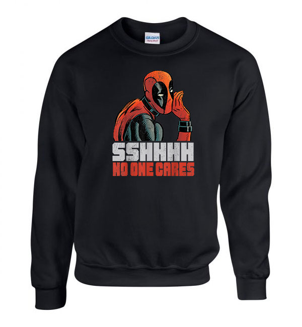 deadpool Fekete Férfi Pulóver
