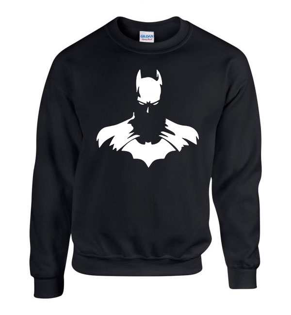 batman Fekete Férfi Pulóver