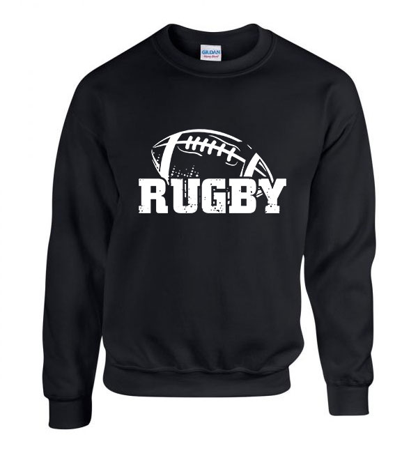 Rugby Fekete Férfi Pulóver