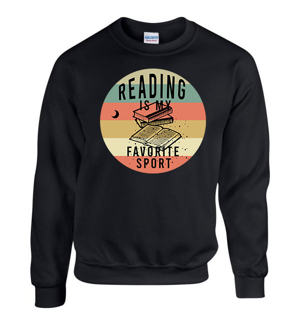 Olvasás reading könyvek Fekete Férfi Pulóver