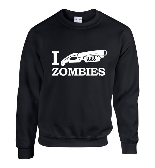 zombis zombi Fekete Férfi Pulóver