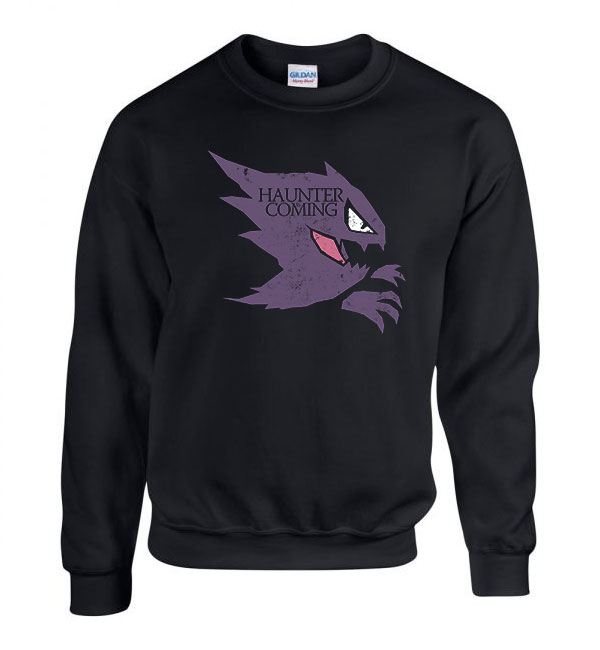 hunter pokemon Fekete Férfi Pulóver