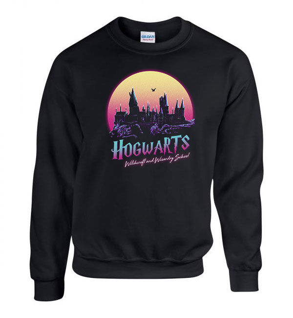 hogwarts roxfort harry potter Fekete Férfi Pulóver