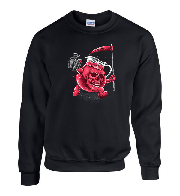 kool aid koponya Fekete Férfi Pulóver