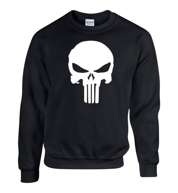 the punisher a megtorló Fekete Férfi Pulóver
