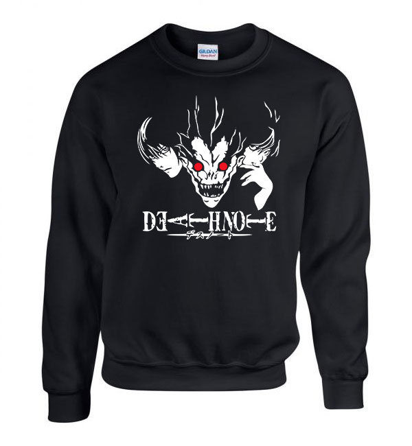 death note halál lista Fekete Férfi Pulóver