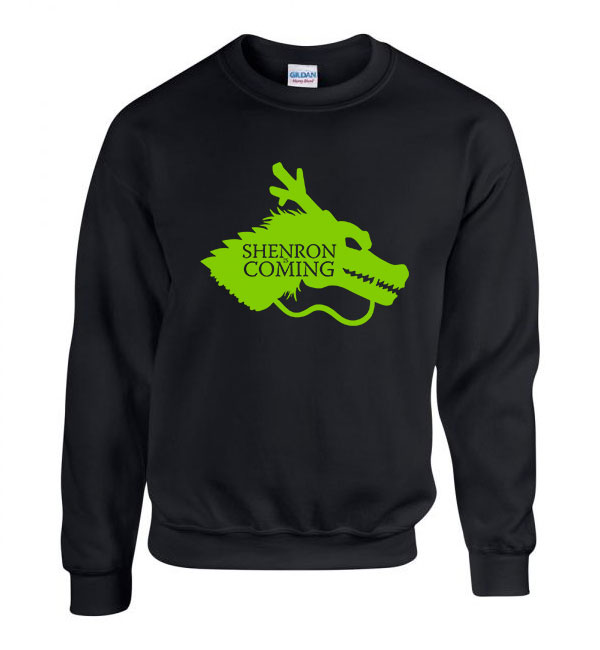 shenron dragon ball Fekete Férfi Pulóver