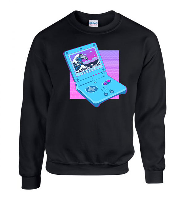 gameboy Fekete Férfi Pulóver