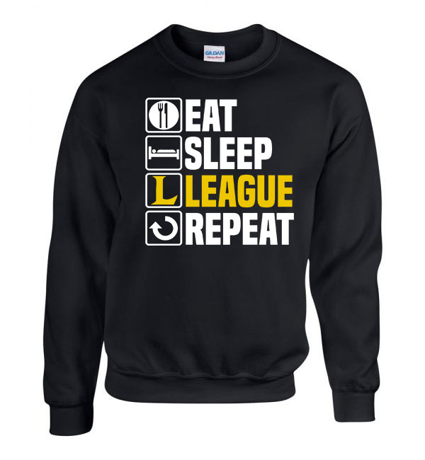 league of legends Fekete Férfi Pulóver