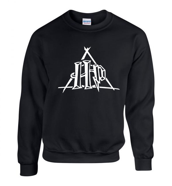 harry potter halál ereklyéi Fekete Férfi Pulóver