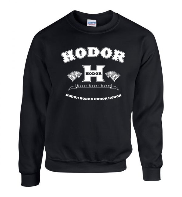 hodor trónok harca game of thrones Fekete Férfi Pulóver