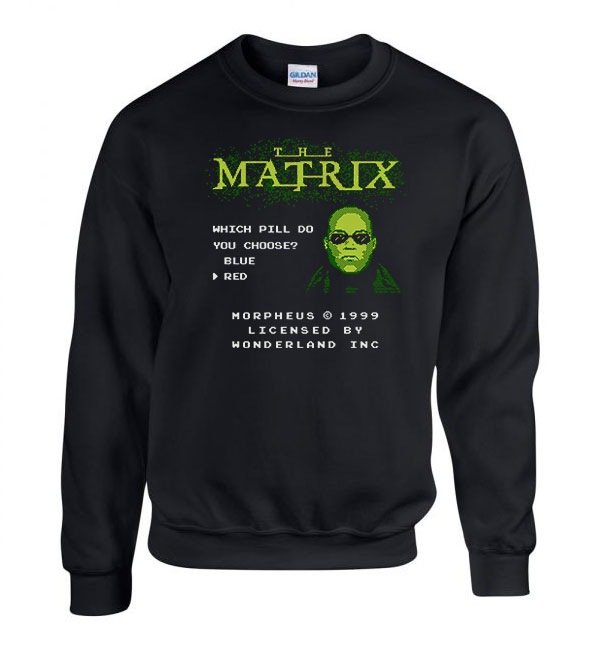 matrix morpheus Fekete Férfi Pulóver